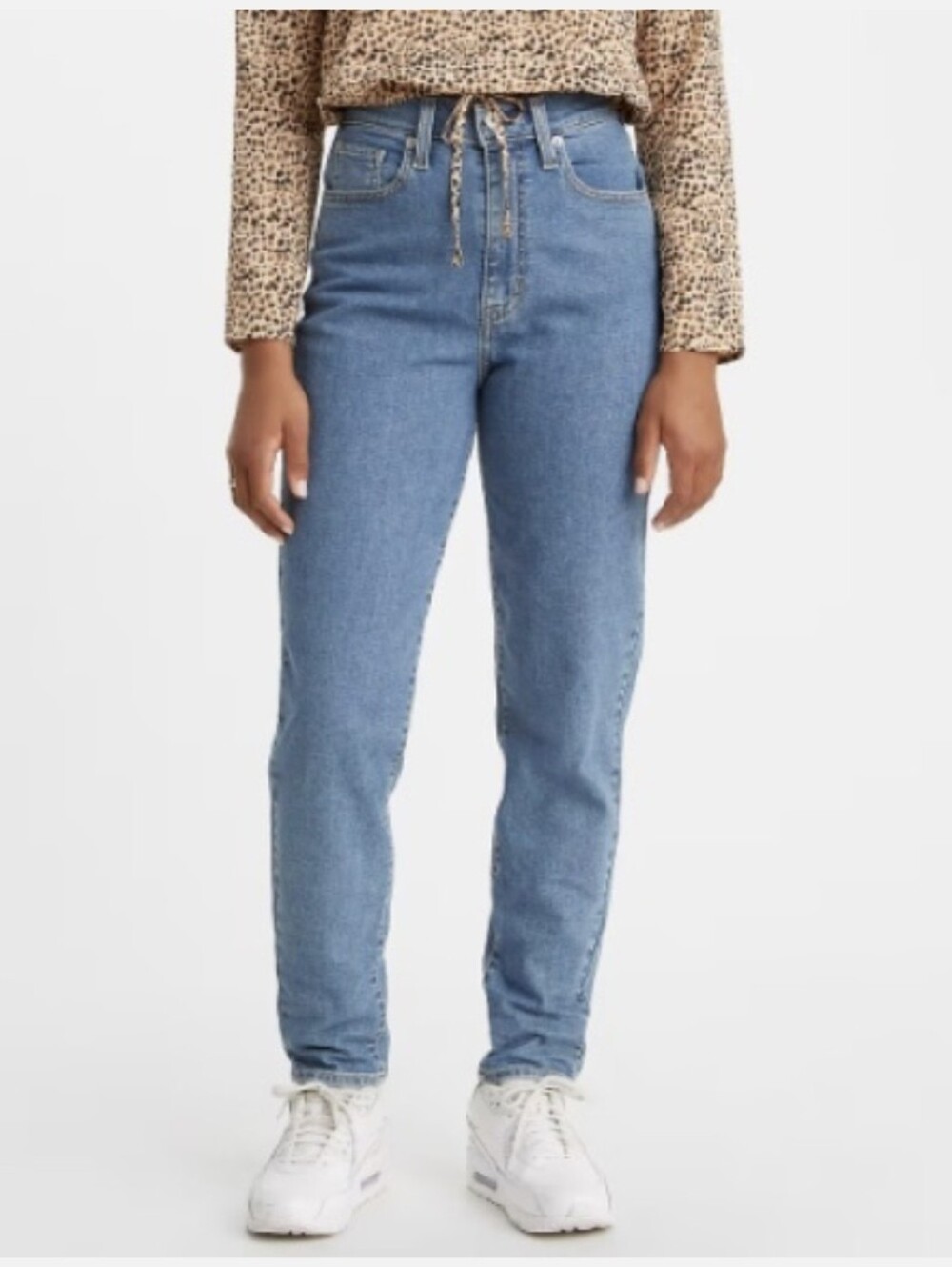 Levi's High-Waisted Tapered-Leg Vintage-Inspired Mom Jeans Medium Wash - Size 31
